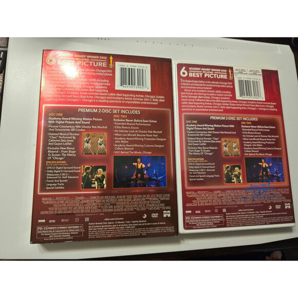 Chicago (DVD, 2005, 2-Disc, Razzle Dazzle Edition, Widescreen) NEW SEALED - Picture 4 of 4